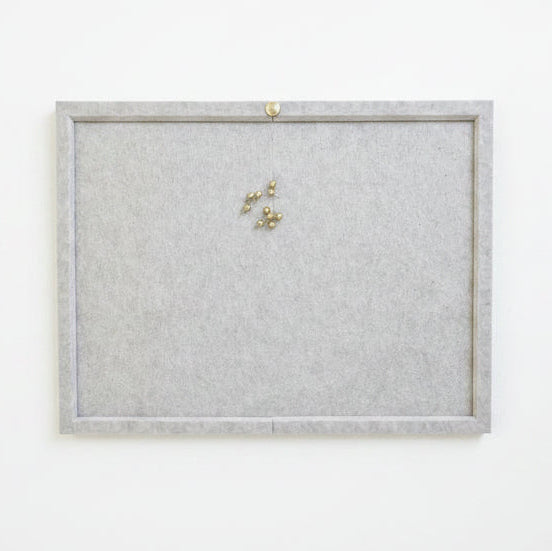 Capri beige felt message pin board reference image