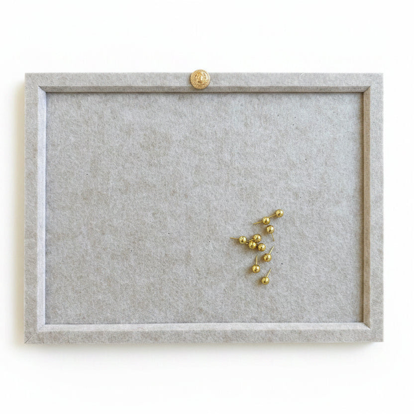 EMMIE Beige felt message pin board reference image