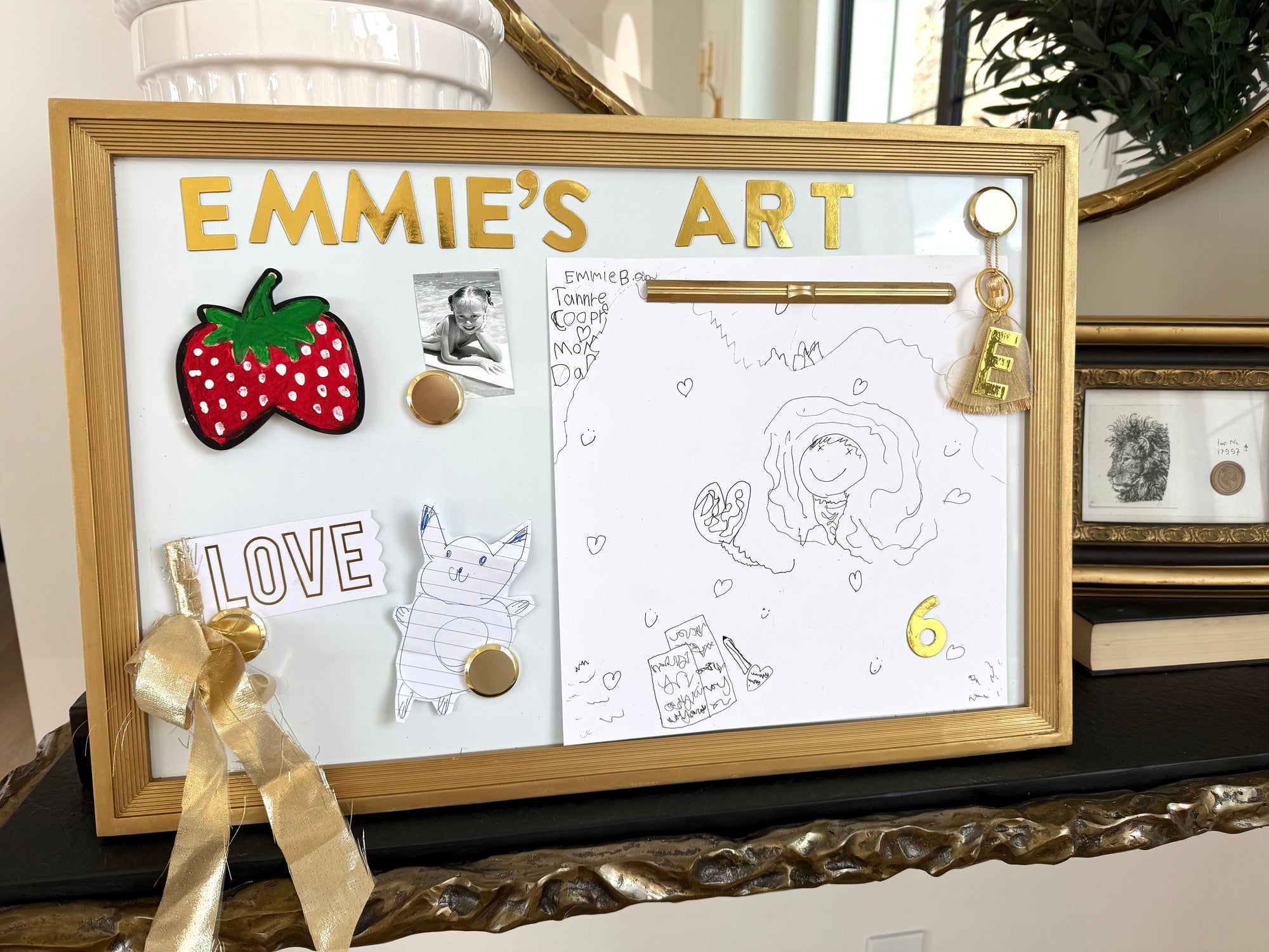Golden Display Magnets reference image