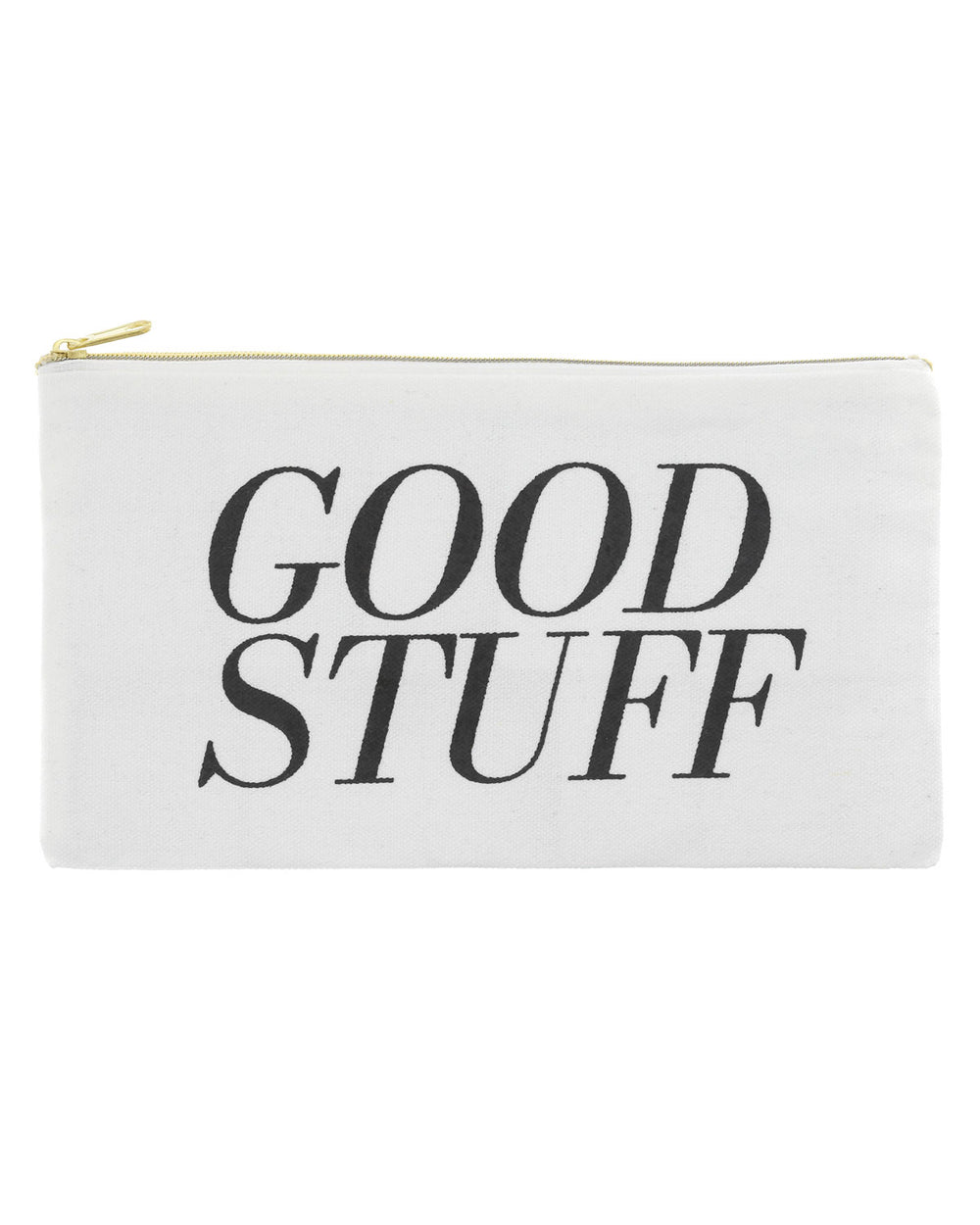 Good Stuff White Cloth Pouch