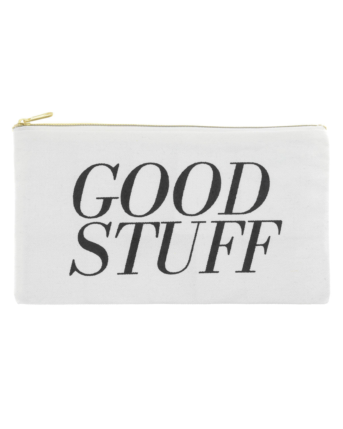 Good Stuff White Cloth Pouch